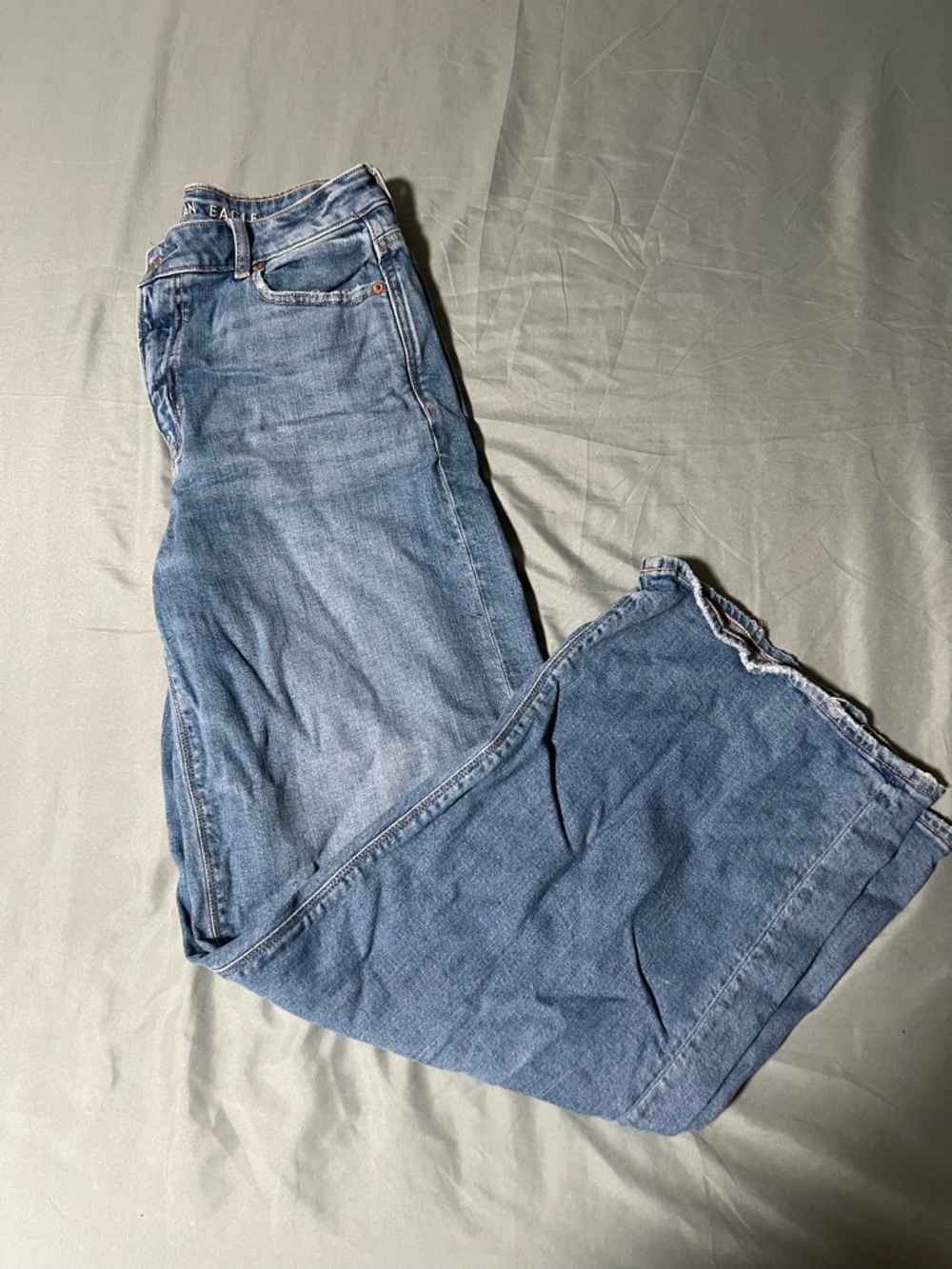 American Eagle Outfitters Light Blue Wide Leg Jeans